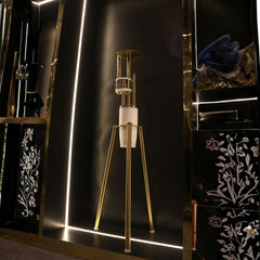 White & Golden Tripod | Shisha Model